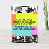 クラシックな童話。ブランクカード カード (裏面)