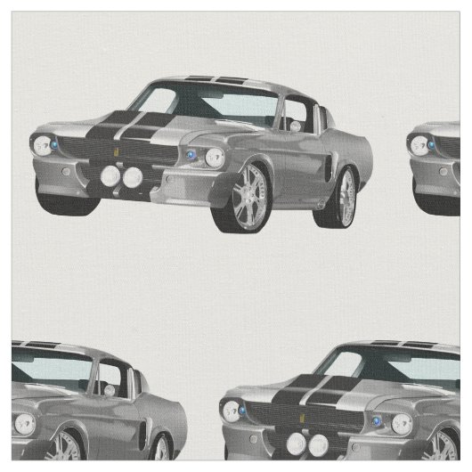 クラシックな筋肉車の生地 ファブリック (クローズアップ)