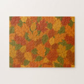 クラシックな紅葉の模様 ジグソーパズル (横)