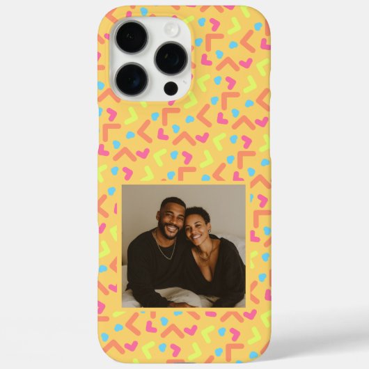 クラシックな結婚式のギフトのアイデア メンフィスパターン Case-Mate iPhoneケース (裏面)