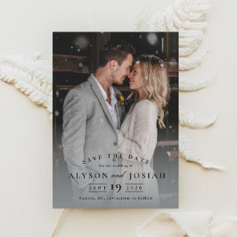 クラシックな結婚式の写真 セーブザデート