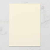 クラシックな結婚披露宴|の着席の図表 エンクロージャーカード (裏面)