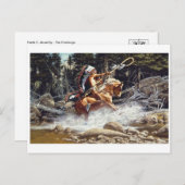 クラシックな絵画の郵便はがき ポストカード (正面/裏面)