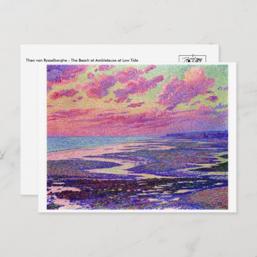 クラシックな絵画の郵便はがき ポストカード (正面/裏面)