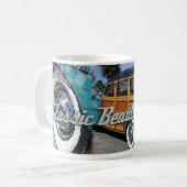 クラシックな美しい コーヒーマグカップ (正面左)