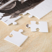 クラシックな脂肪質の男の子のオートバイ ジグソーパズル (側面)