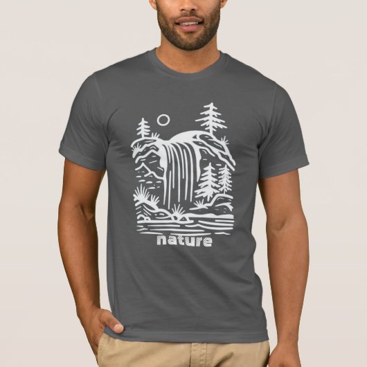 クラシックな自然 Tシャツ (正面)