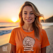クラシックな航海のヴィンテージスタイル Tシャツ