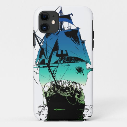 クラシックな船 Case-Mate iPhoneケース (裏面)