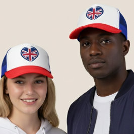 クラシックな英国のユニオンジャック  キャップ
