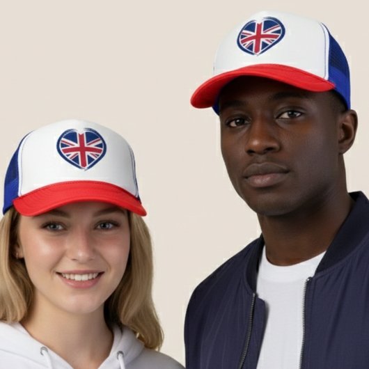 クラシックな英国のユニオンジャック  キャップ