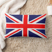 クラシックな英国国旗 ランバークッション (ブランケット)