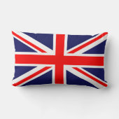 クラシックな英国国旗 ランバークッション (裏面)