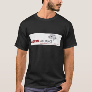 クラシックな血管腫の同盟のロゴのギア Tシャツ
