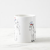 クラシックな象及びろばのマグ コーヒーマグカップ (中央)