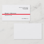 クラシックな赤線名刺 名刺 (正面/裏面)