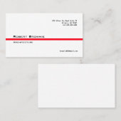 クラシックな赤線名刺 名刺 (正面/裏面)