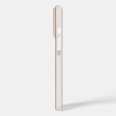 クラシックな赤、白、モカのマウスストライプ Case-Mate iPhoneケース (裏面 / 左)