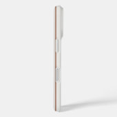 クラシックな赤、白、モカのマウスストライプ Case-Mate iPhoneケース (裏面 / 右)