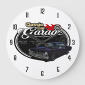 クラシックな車のガレージのカスタムGTO ラージ壁時計 (正面)