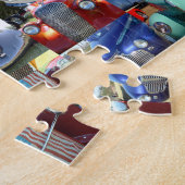 クラシックな車のジグソーパズル ジグソーパズル (側面)