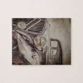 クラシックな車のパズル ジグソーパズル (横)