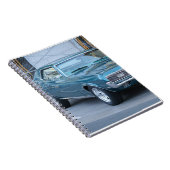 クラシックな車のメモ帳 ノートブック (右側)