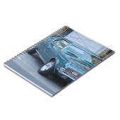 クラシックな車のメモ帳 ノートブック (左側)