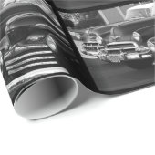 クラシックな車の包装紙 ラッピングペーパー (ロールコーナー)