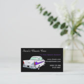 クラシックな車の名刺 名刺 (スタンド正面)