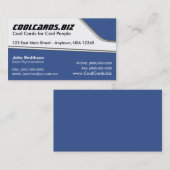 クラシックな車の名刺 名刺 (正面/裏面)