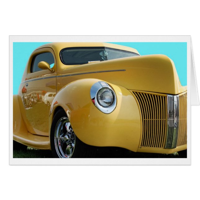 クラシックな車の芸術 (正面横)