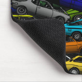 クラシックな車のScrapyardのマウスのマット マウスパッド (コーナー)