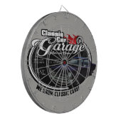 クラシックな車カスタムなGTOのガレージ ダーツボード (正面左)