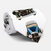 クラシックな車パターン#8 @ Garysretrogarage ネクタイ (ロール)