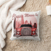 クラシックな車ベンツ クッション (ブランケット)