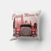 クラシックな車ベンツ クッション (裏面)