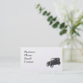 クラシックな車名刺 名刺 (スタンド正面)