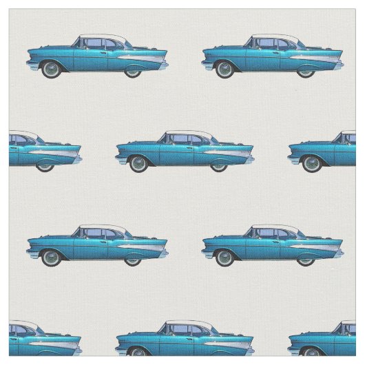クラシックな車1957年のChevy BelAire ファブリック (クローズアップ)