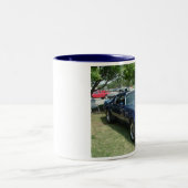 クラシックな車4 ツートーンマグカップ (中央)