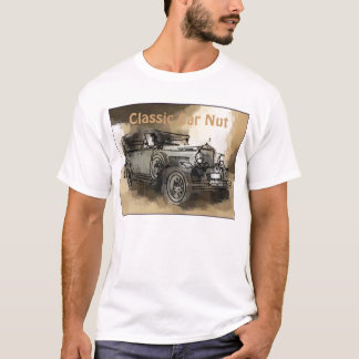 クラシックな車、クラシックな車のナット Tシャツ