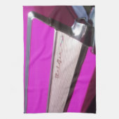 クラシックな車: シボレーBel Air キッチンタオル (縦)