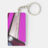 クラシックな車: シボレーBel Air キーホルダー (裏面)