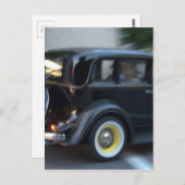 クラシックな車 ポストカード (正面/裏面)