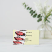 クラシックな車 名刺 (スタンド正面)