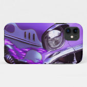 クラシックな車: 燃えるようなフードが付いているシボレー Case-Mate iPhoneケース (裏面(横))