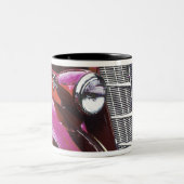 クラシックな車: 金褐色 ツートーンマグカップ (中央)