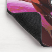 クラシックな車: 金褐色 マウスパッド (コーナー)