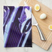 クラシックな車: 1958年のシボレー キッチンタオル (四つ折り)