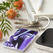 クラシックな車: 1958年のシボレー キーホルダー (正面右)